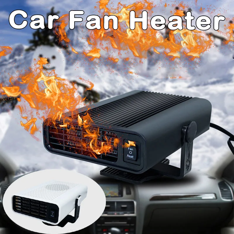Car Heater 12V/24V 500W Portable 360 Degree Adjustable Electric Heater Cooling Fan Air Purifier Windscreen Defogging Defroster
Car Heater 12V/24V 500W Portable 360 Degree Adjustable Electric Heater Cooling Fan Air Purifier Windscreen Defogging Defroster