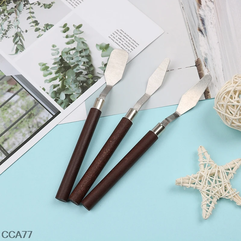 3Pcs/set Painting Palette Knife Spatula Mixing Paint Stainless Steel Art knife 
3Pcs/set Painting Palette Knife Spatula Mixing Paint Stainless Steel Art knife
