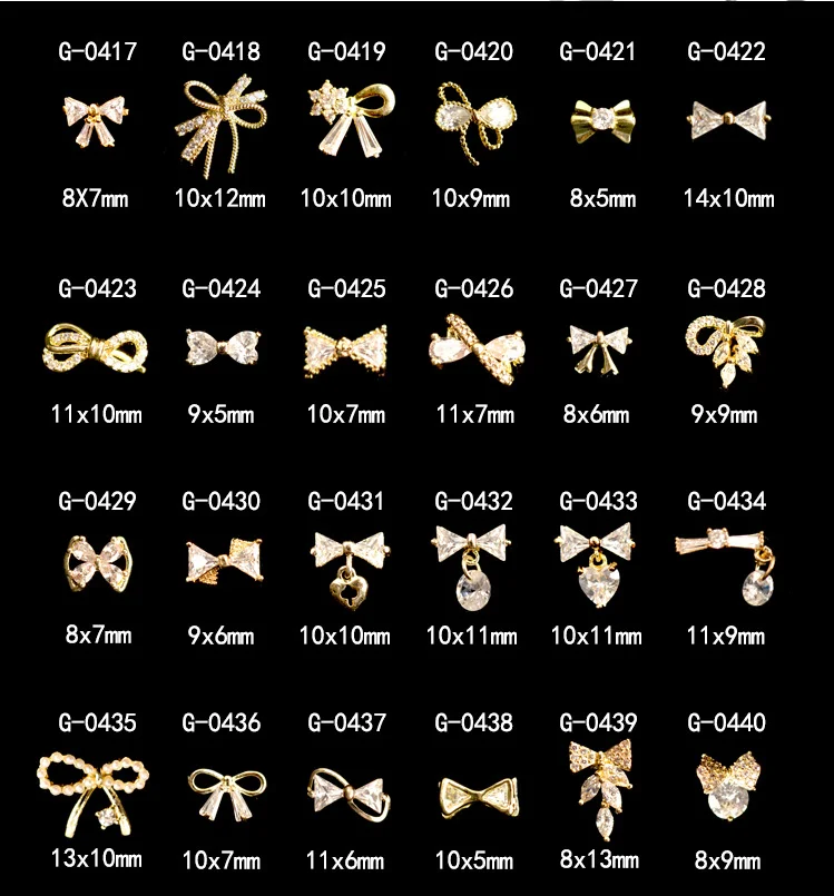 5PCS, Nail Art Delicate Bows Designs Alloy With Zircon Rhinestones For Nail Tips Decorations
5PCS, Nail Art Delicate Bows Designs Alloy With Zircon Rhinestones For Nail Tips Decorations