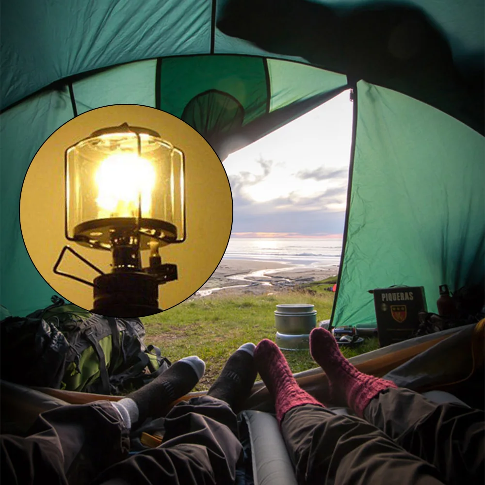 Camping Lantern Portable Aluminum Alloy Tent Lamp Mini Glass Gas Lamp 80LUX Outdoor Torch Hanging Glass Lamp Chimney Butane
Camping Lantern Portable Aluminum Alloy Tent Lamp Mini Glass Gas Lamp 80LUX Outdoor Torch Hanging Glass Lamp Chimney Butane