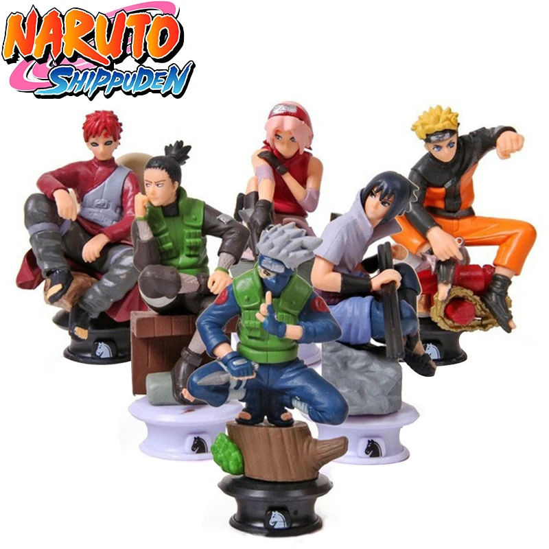 6pcs Anime Naruto Kakashi Shikamaru Sasuke Manga Chess Version Figurine Statue Pvc Action Figures Model Doll Toys
6pcs Anime Naruto Kakashi Shikamaru Sasuke Manga Chess Version Figurine Statue Pvc Action Figures Model Doll Toys