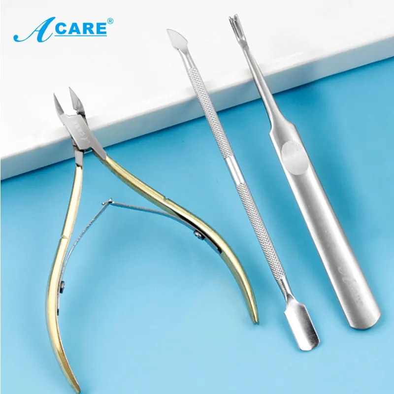 Acare Nail Art Stainless Steel Manicure Set Remover Dead Skin Cuticle Steel Manicure Scissor Plier ToolNipper Trimmer
Acare Nail Art Stainless Steel Manicure Set Remover Dead Skin Cuticle Steel Manicure Scissor Plier ToolNipper Trimmer