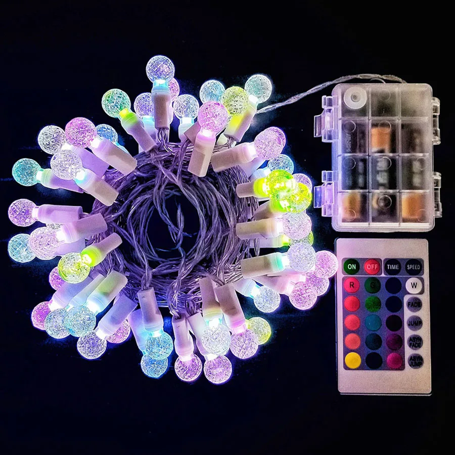 Thrisdar 50LED Battery Operated Outdoor Globe String Light With Remote Christmas Fairy Garland Light For Bedroom Patio Garden
Thrisdar 50LED Battery Operated Outdoor Globe String Light With Remote Christmas Fairy Garland Light For Bedroom Patio Garden