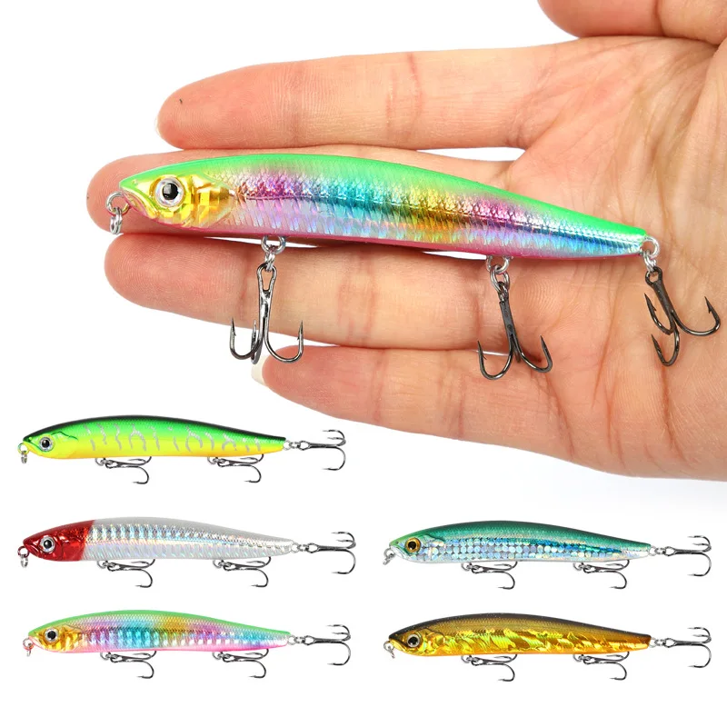 Floating Tossing Pencil Lures 8g/9cm Swimbait Artificial Fake Hard Bait Fishing Accessories Upper Middle Position With Hooks
Floating Tossing Pencil Lures 8g/9cm Swimbait Artificial Fake Hard Bait Fishing Accessories Upper Middle Position With Hooks