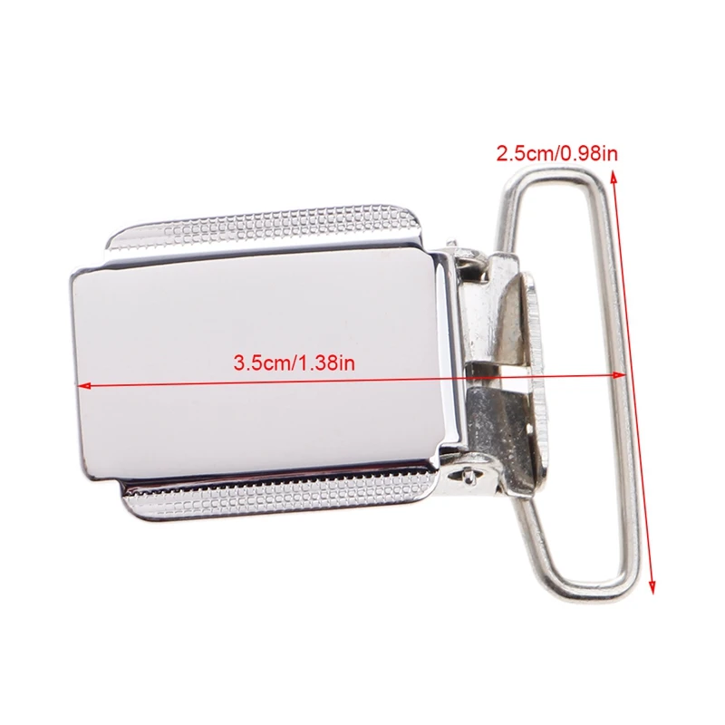 10Pcs Baby Infant Metal Clips Pacifier Heart Holders Shape Alloy Suspender Hook