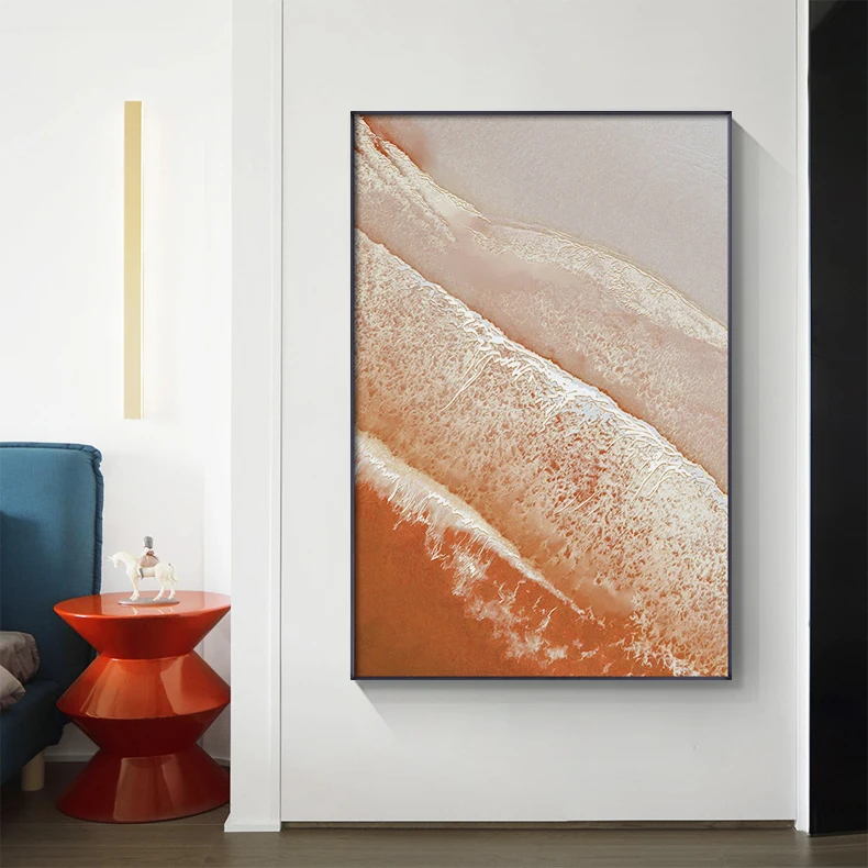 Abstract Orange Sea Waves Beach Canvas Painting Seascape Posters and Prints Modern Wall Art Pictures for Living Room Home Decor
Abstract Orange Sea Waves Beach Canvas Painting Seascape Posters and Prints Modern Wall Art Pictures for Living Room Home Decor