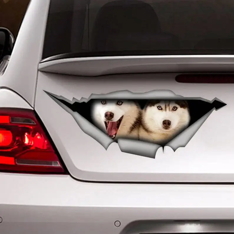 2021 Husky car decal, Vinyl decal, car decoration, pet decal, dog sticker, dog decal
2021 Husky car decal, Vinyl decal, car decoration, pet decal, dog sticker, dog decal