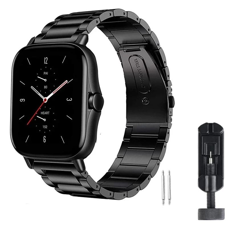 20mm 22mm strap for Amazfit Gtr 2/GTS 2/Bip Lite 47mm 42mm stainless steel strap for Amazfit Bip Gts2 /Amazfit Stratos 3 Strap
20mm 22mm strap for Amazfit Gtr 2/GTS 2/Bip Lite 47mm 42mm stainless steel strap for Amazfit Bip Gts2 /Amazfit Stratos 3 Strap
