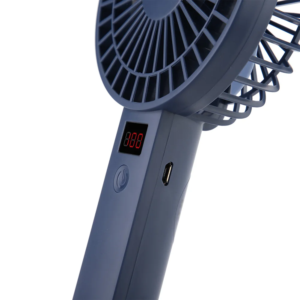 Mini USB Rechargeable Handhold Portable Fan with Battery Display 3 Gear WindHand Fan
Mini USB Rechargeable Handhold Portable Fan with Battery Display 3 Gear WindHand Fan