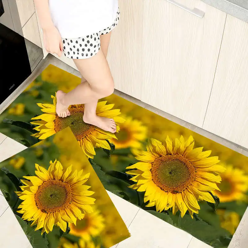 40*60CM&40*120CM Hallway Carpets 3D Sunflower Pattern Kitchen Entrance Door Mat Anti-slip Area Rugs Living Room Bedroom Decor
40*60CM&40*120CM Hallway Carpets 3D Sunflower Pattern Kitchen Entrance Door Mat Anti-slip Area Rugs Living Room Bedroom Decor
