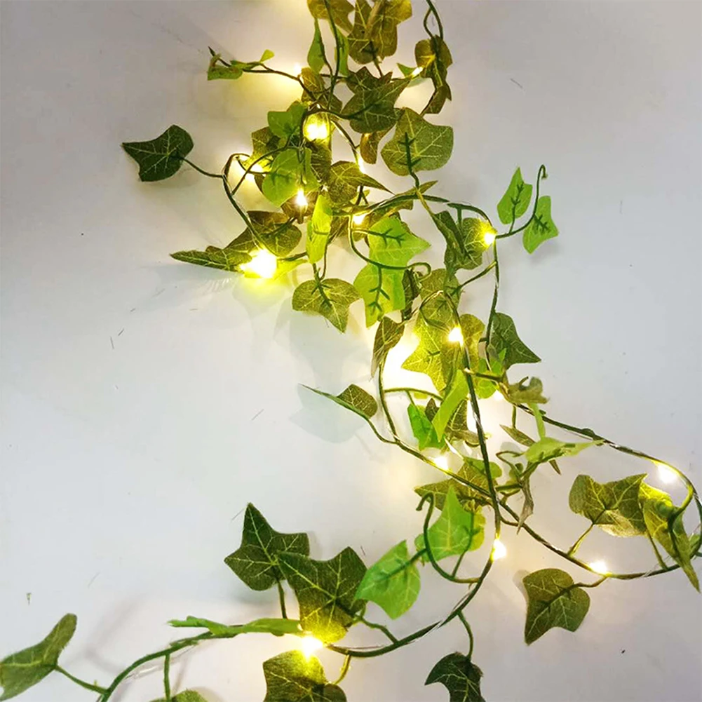 2.2M Artificial Leaf Fairy Rattan Lamp Vine String Light 25LED Lights Guides Garland Chain for Garden Wedding Decoration 2021
2.2M Artificial Leaf Fairy Rattan Lamp Vine String Light 25LED Lights Guides Garland Chain for Garden Wedding Decoration 2021