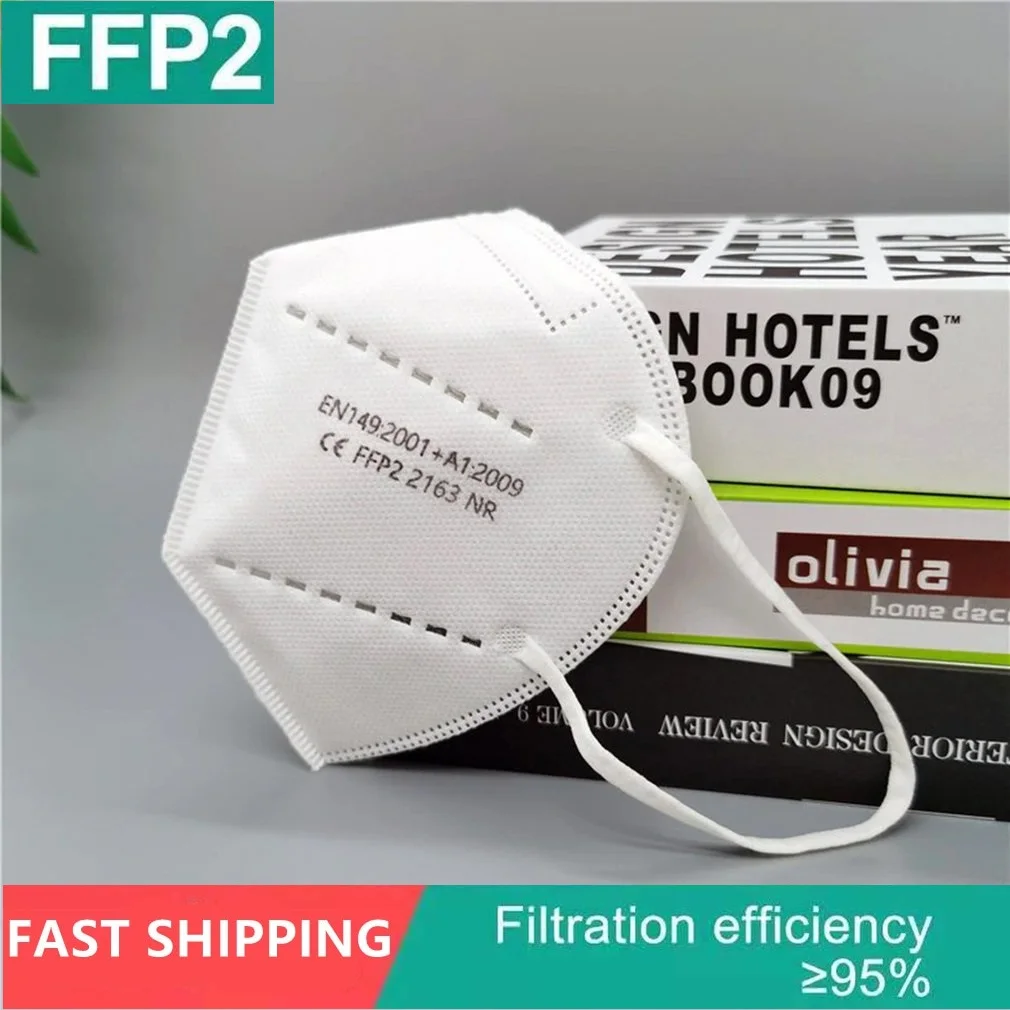 Fast Shipping 50 pcs 5-layer FFP2 Protective Masks Anti Haze Dustproof Face Cover Disposable Mask Non-woven Fabric Mask for Face
Fast Shipping 50 pcs 5-layer FFP2 Protective Masks Anti Haze Dustproof Face Cover Disposable Mask Non-woven Fabric Mask for Face