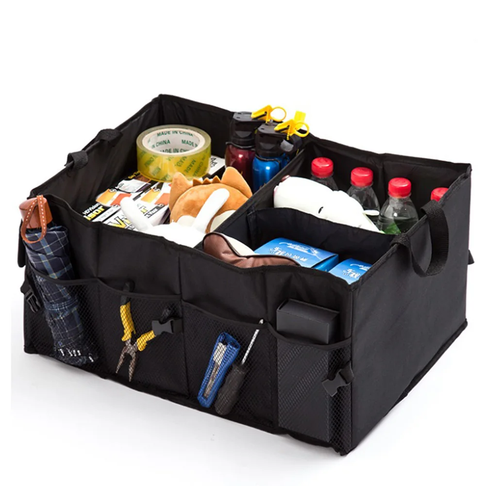 Car Trunk Organizer Universal Collapsible Storage Box Multi-compartments and Portable
Car Trunk Organizer Universal Collapsible Storage Box Multi-compartments and Portable