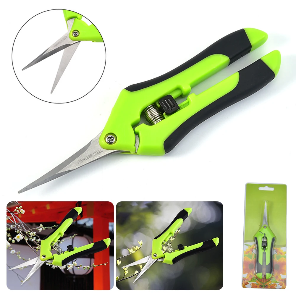 Garden Pruning Shears Stainless Steel Pruning Tools Hand Pruner Cutter Grape Fruit Picking Weed Household Potted Branches Pruner
Garden Pruning Shears Stainless Steel Pruning Tools Hand Pruner Cutter Grape Fruit Picking Weed Household Potted Branches Pruner