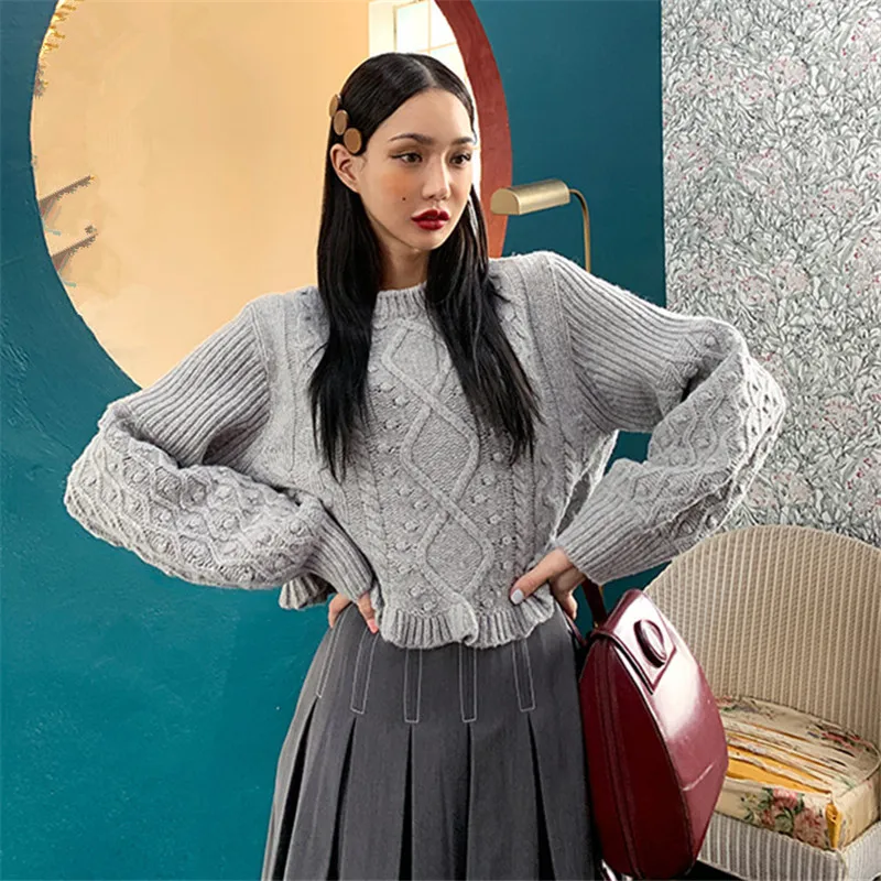 Hzirip Women's Sweaters Jumper 2020 New Soft Warm Short Knitted Sweater Crop Tops Lantern Sleeve Solid Candy Color Knitwear
Hzirip Women's Sweaters Jumper 2020 New Soft Warm Short Knitted Sweater Crop Tops Lantern Sleeve Solid Candy Color Knitwear