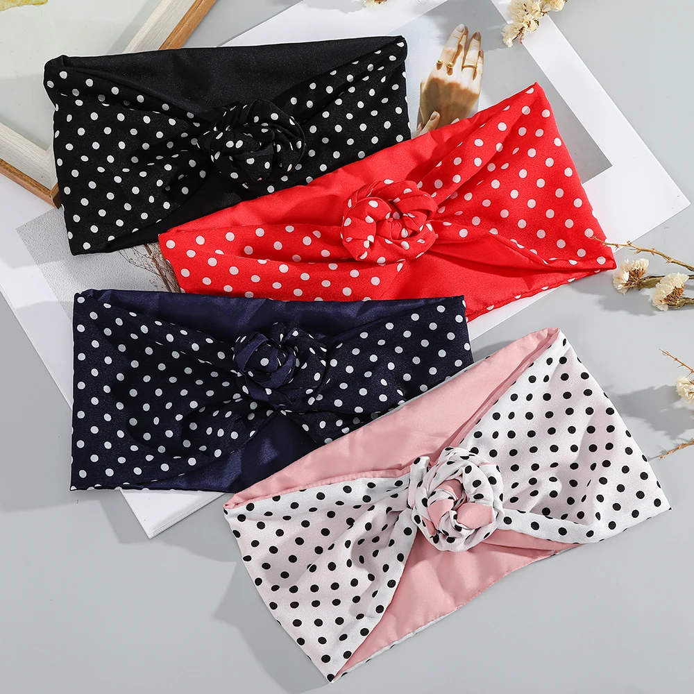Dot Printing Headband Women Turban Bandana Wire Hair Band Adjustable Multi Use Headdress Vintage Hair Accessories DIY Hairwrap
Dot Printing Headband Women Turban Bandana Wire Hair Band Adjustable Multi Use Headdress Vintage Hair Accessories DIY Hairwrap