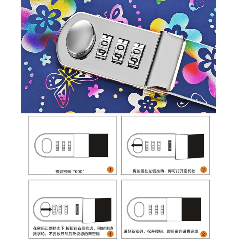 Creative Password Lock Diary PU Leather Notebook with Combination Lock Digital Password Notebook,Flower Password Code Diary M18
Creative Password Lock Diary PU Leather Notebook with Combination Lock Digital Password Notebook,Flower Password Code Diary M18