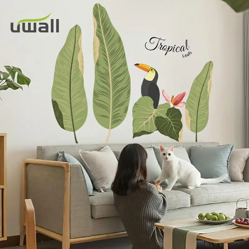 Creative Green Plant Bird Wall Stickers Living Room Bedroom Decor Background Wall Decorations Home Decor Self Adhesive Sticker
Creative Green Plant Bird Wall Stickers Living Room Bedroom Decor Background Wall Decorations Home Decor Self Adhesive Sticker