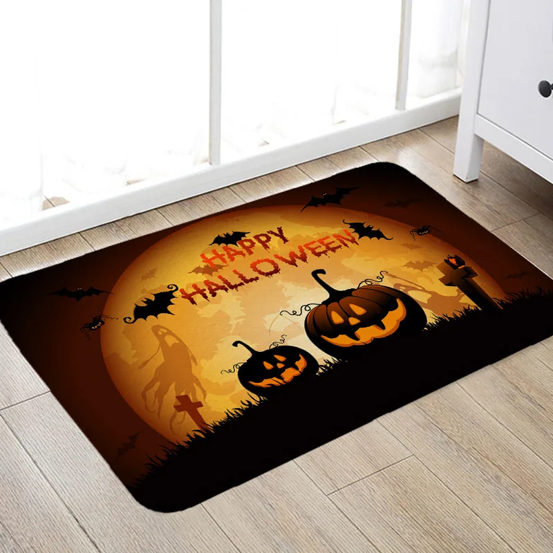Happy Halloween Pattern Carpet Kitchen Entrance Door Mat Anti-slip Floor Rug Bathroom Area Hallway Free Shipping
Happy Halloween Pattern Carpet Kitchen Entrance Door Mat Anti-slip Floor Rug Bathroom Area Hallway Free Shipping