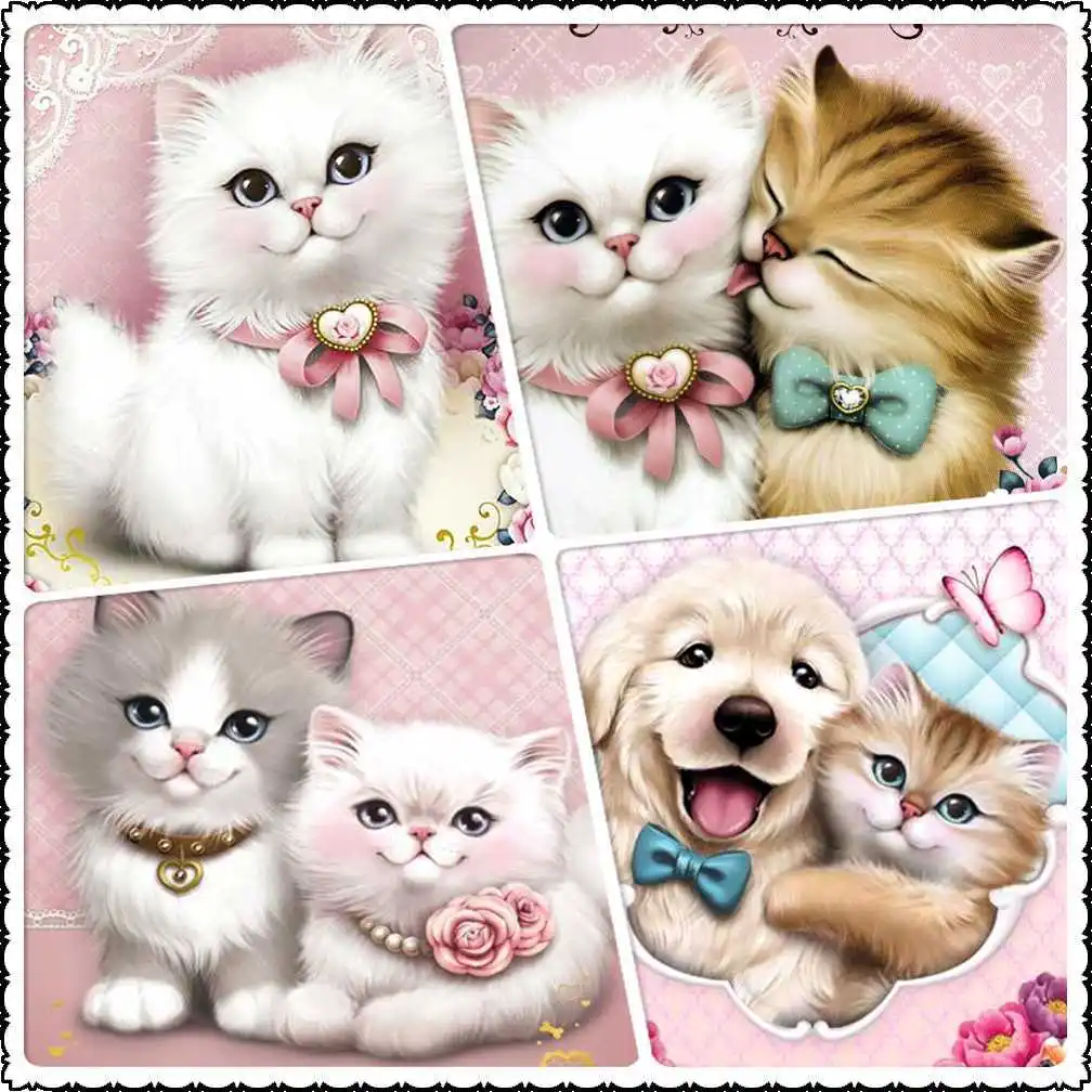 Cat Dog Pet Full Display Square/Round Cartoon Animal 5D Diamond Painting Diamond Embroidery Diamond Mosaic Diamand Needlework
Cat Dog Pet Full Display Square/Round Cartoon Animal 5D Diamond Painting Diamond Embroidery Diamond Mosaic Diamand Needlework
