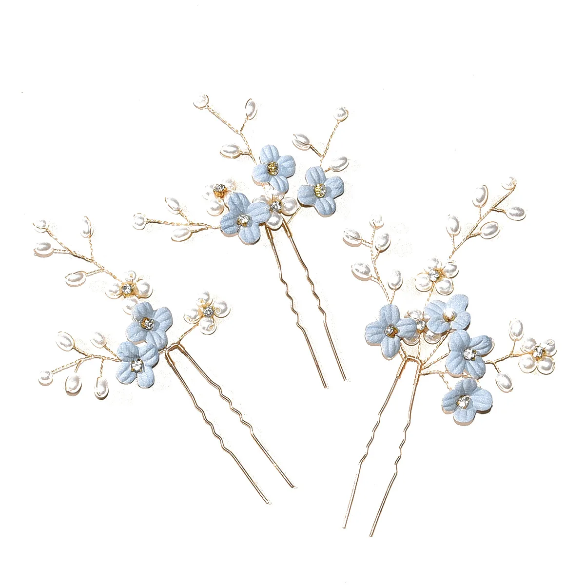 3pcs Hair Pins Pearl Headwear Blue Flower U Shaped Elegant for Wedding Bridal Women Hair Jewelry Accessories
3pcs Hair Pins Pearl Headwear Blue Flower U Shaped Elegant for Wedding Bridal Women Hair Jewelry Accessories