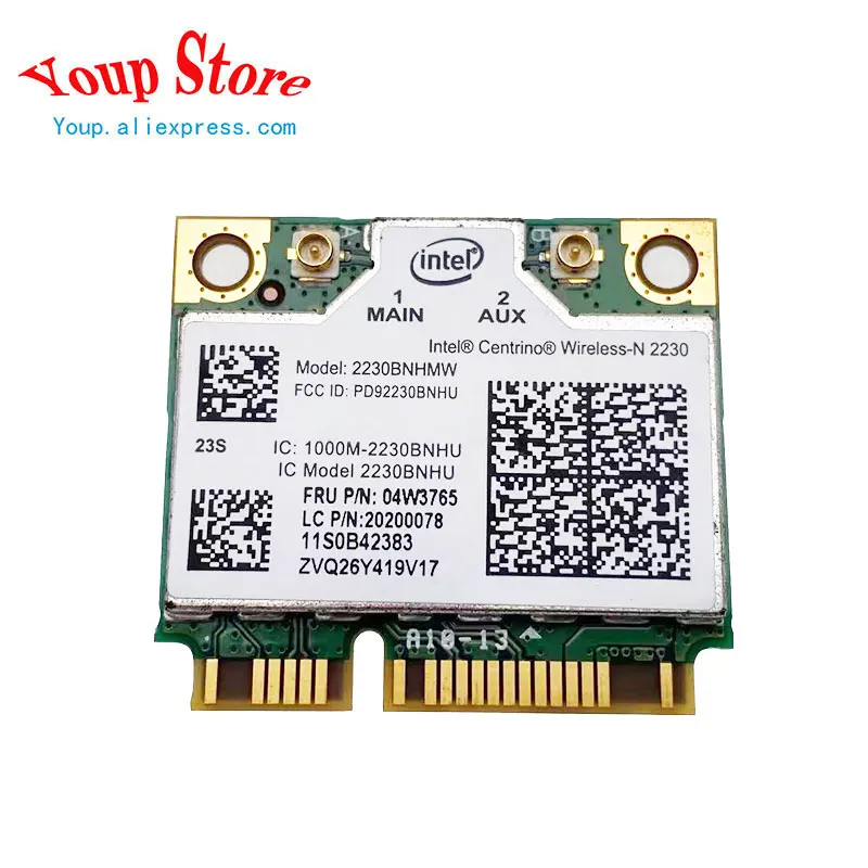 New Original intel 2230BN 2230BNHMW Wireless wifi card BT4.0 20200078 04W3765 for Lenovo Ideapad Y400 Y500 Y510P U310 U410 U510
New Original intel 2230BN 2230BNHMW Wireless wifi card BT4.0 20200078 04W3765 for Lenovo Ideapad Y400 Y500 Y510P U310 U410 U510