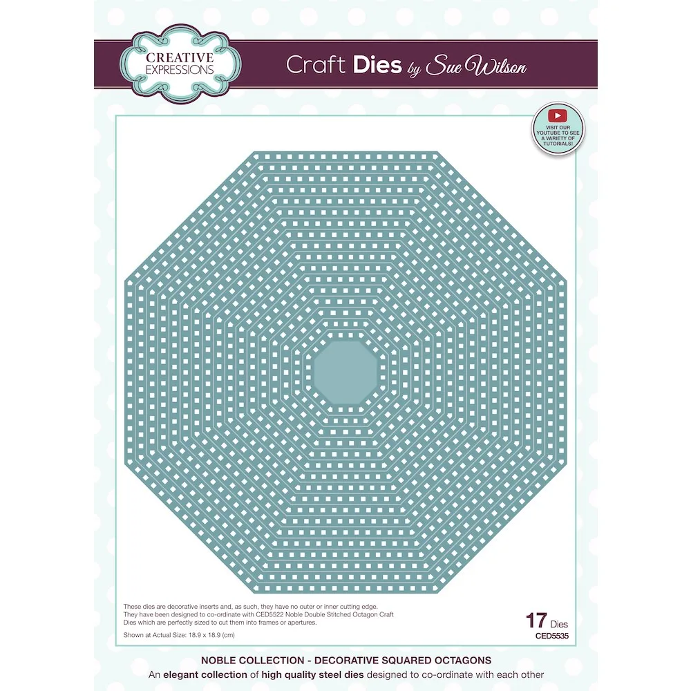 Squared Octagons Metal Cutting Dies for Diy Scrapbooking Crafts Cut Stencils Maker Photo Album Template Handmade Decoration
Squared Octagons Metal Cutting Dies for Diy Scrapbooking Crafts Cut Stencils Maker Photo Album Template Handmade Decoration