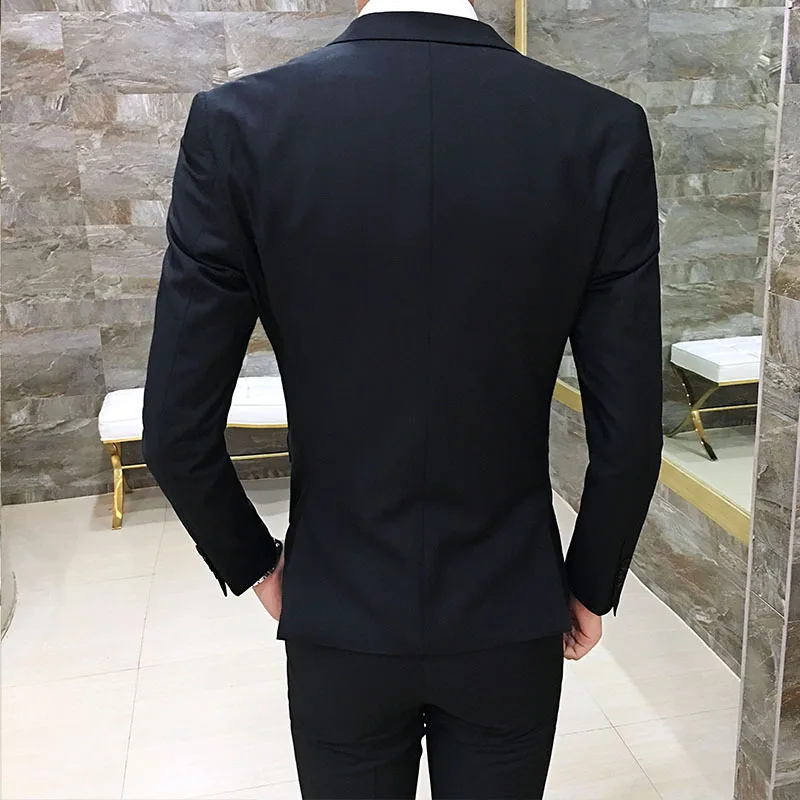 New Men Suit Set Formal Blazer +Vest +Pants Suits Sets Oversize For Men's Wedding Office Business Suit Set Plus Size 3Pcs/Set
New Men Suit Set Formal Blazer +Vest +Pants Suits Sets Oversize For Men's Wedding Office Business Suit Set Plus Size 3Pcs/Set