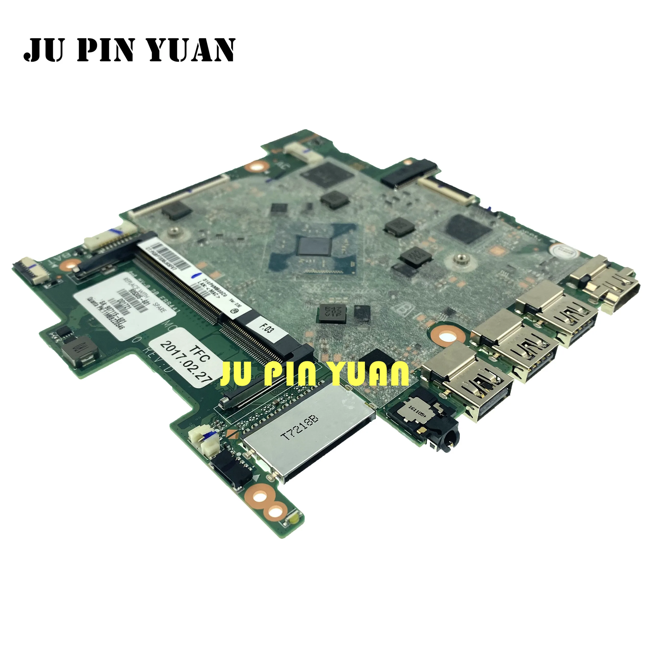 905305-601 For HP 14-AX 14T-AX00 14T-AX000 Laptop Motherboard 905305-501 905305-001 DA0P9MB16D0 with SR2KN N3060 Mainboard
905305-601 For HP 14-AX 14T-AX00 14T-AX000 Laptop Motherboard 905305-501 905305-001 DA0P9MB16D0 with SR2KN N3060 Mainboard