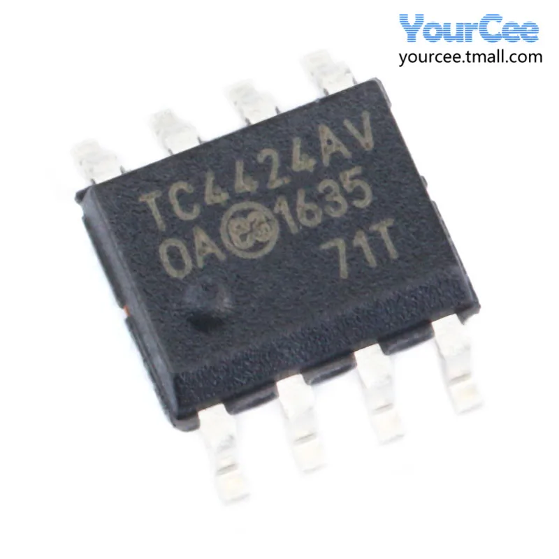 

10 шт. новый оригинальный SMD MOSFET TC4424AVOA713 SOIC-8 двойной чип драйвера