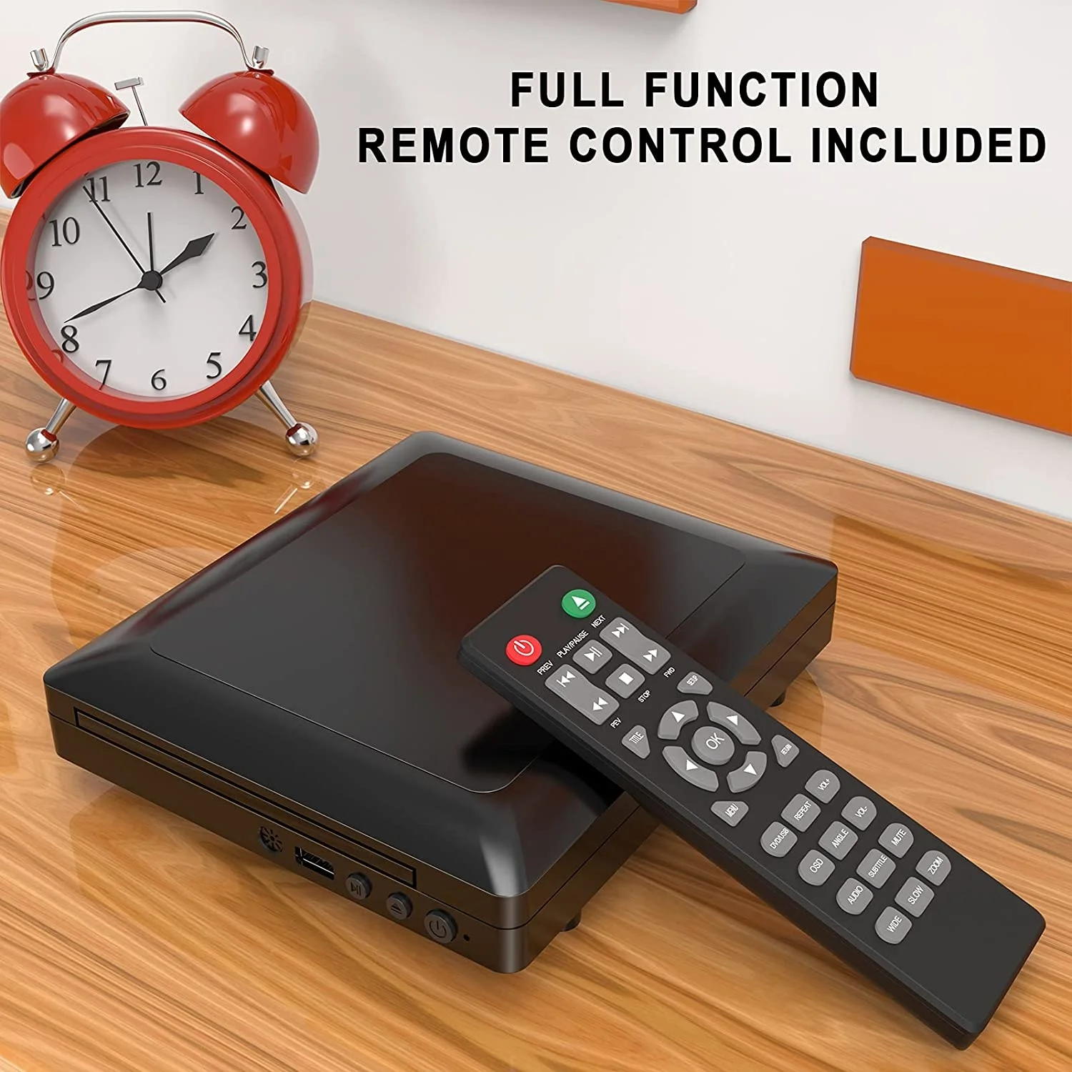 Ceihoit Mini DVD Player, DVD CD/Disc Player for TV with HDMI/AV Output, HDMI/AV Cables Included, HD 1080P Supported Built-in
Ceihoit Mini DVD Player, DVD CD/Disc Player for TV with HDMI/AV Output, HDMI/AV Cables Included, HD 1080P Supported Built-in