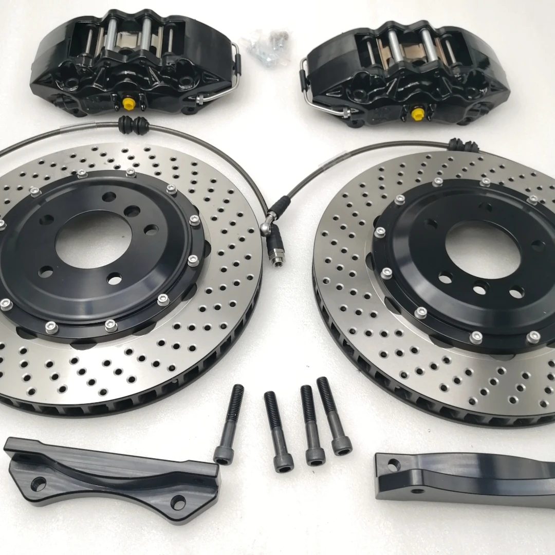 

Popular in the front wheel of Tesla-Model-Y car brake system JK9040 caliper with brake pad 355x32 rotor and aluminum center cap