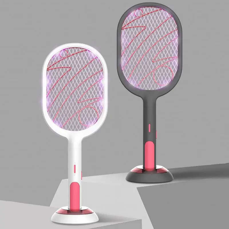 3000V Electric Insect Racket Swatter Zapper USB 1200mAh Rechargeable Mosquito Swatter Kill Fly Bug Zapper Killer Trap With Light
3000V Electric Insect Racket Swatter Zapper USB 1200mAh Rechargeable Mosquito Swatter Kill Fly Bug Zapper Killer Trap With Light