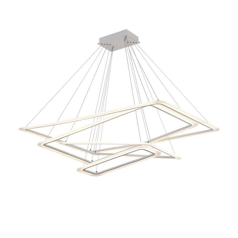 Rectangular rings LED chandeliers acrylic lights lamp for dinning room living room lampadario moderno Lustre Chandelier Lighting
Rectangular rings LED chandeliers acrylic lights lamp for dinning room living room lampadario moderno Lustre Chandelier Lighting