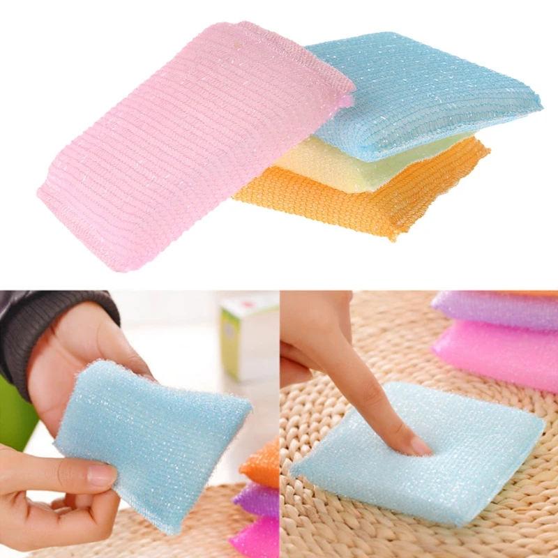 4pcs/set Soft Sponge Scouring Pads Dish Bowl Kitchen Cleaning Scrub Scrubber Pad 
4pcs/set Soft Sponge Scouring Pads Dish Bowl Kitchen Cleaning Scrub Scrubber Pad