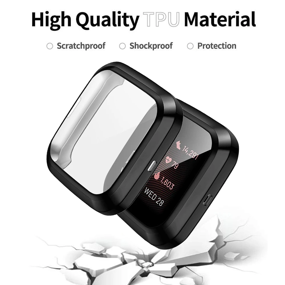 Чехол из ТПУ Для Fitbit Versa 2/versa lite, мягкий водонепроницаемый чехол для смарт-часов, Полноэкранный протектор для versa 3/Sense Accessories
Чехол из ТПУ Для Fitbit Versa 2/versa lite, мягкий водонепроницаемый чехол для смарт-часов, Полноэкранный протектор для versa 3/Sense Accessories