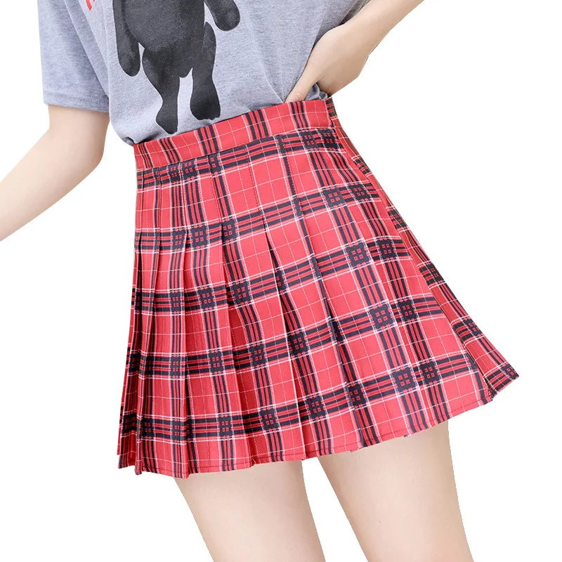 XS-3XL Plaid Summer Women Skirt 2021 High Waist Stitching Student Pleated Skirts Women Cute Sweet Girls Dance Mini Skirt
XS-3XL Plaid Summer Women Skirt 2021 High Waist Stitching Student Pleated Skirts Women Cute Sweet Girls Dance Mini Skirt