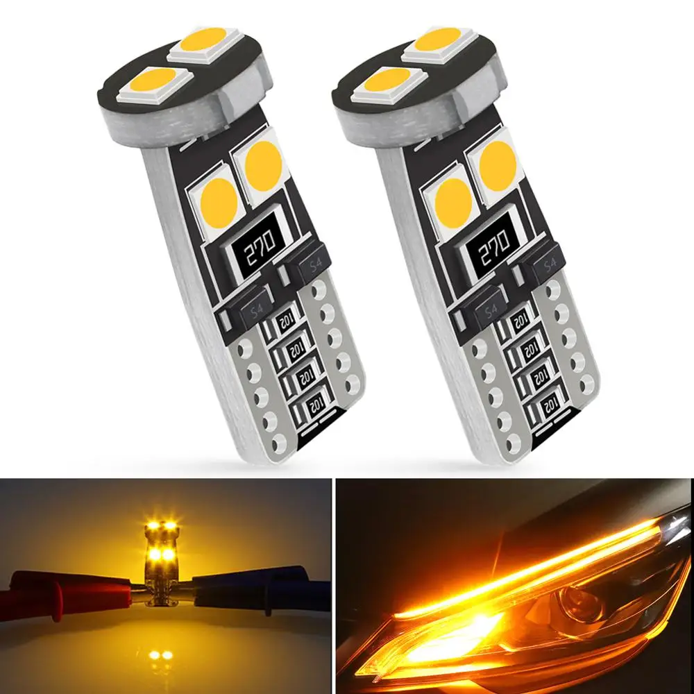 2x Canbus T10 Янтарный Canbus светодиодный автомобильный светильник W5W t10 Led 168 194 3030 6SMD белая дверь шаг номерного знака Лампы универсальные автомобил...
2x Canbus T10 Янтарный Canbus светодиодный автомобильный светильник W5W t10 Led 168 194 3030 6SMD белая дверь шаг номерного знака Лампы универсальные автомобил...
