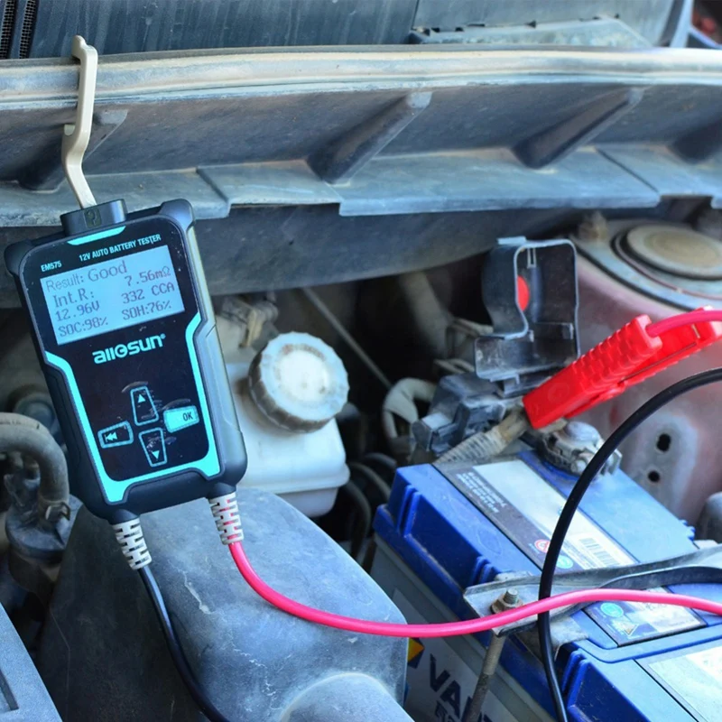 ALL-SUN EM575 12V/24V Car Battery Tester Analyzer Multifunction Check Meter Digital Analyzer Diagnostic Tool
ALL-SUN EM575 12V/24V Car Battery Tester Analyzer Multifunction Check Meter Digital Analyzer Diagnostic Tool