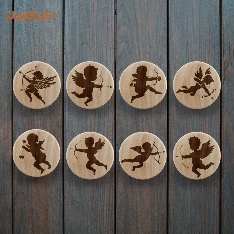 Neylend Engraved Cupid Pattern Wooden Draw Knob Boho Nursery Drawer Pull Nature Wood Drawer Pulls Furniture Handles
Neylend Engraved Cupid Pattern Wooden Draw Knob Boho Nursery Drawer Pull Nature Wood Drawer Pulls Furniture Handles