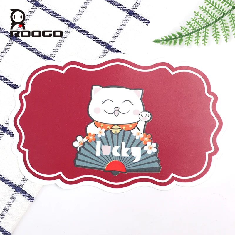 Roogo Pray Cat Non-slip Desktop Mat Silicone Home Decor Flower Pot Pad Eco-Friendly Japanese Style Fashion Cartoon Placemat
Roogo Pray Cat Non-slip Desktop Mat Silicone Home Decor Flower Pot Pad Eco-Friendly Japanese Style Fashion Cartoon Placemat