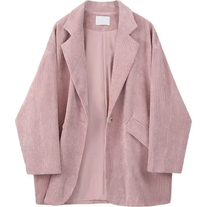 Harajuku Oversized Women Temperament Blazer New Lapel Long Sleeve Loose Fit Jacket Fashion Spring Autumn 2021 Blazer Women Full
Harajuku Oversized Women Temperament Blazer New Lapel Long Sleeve Loose Fit Jacket Fashion Spring Autumn 2021 Blazer Women Full