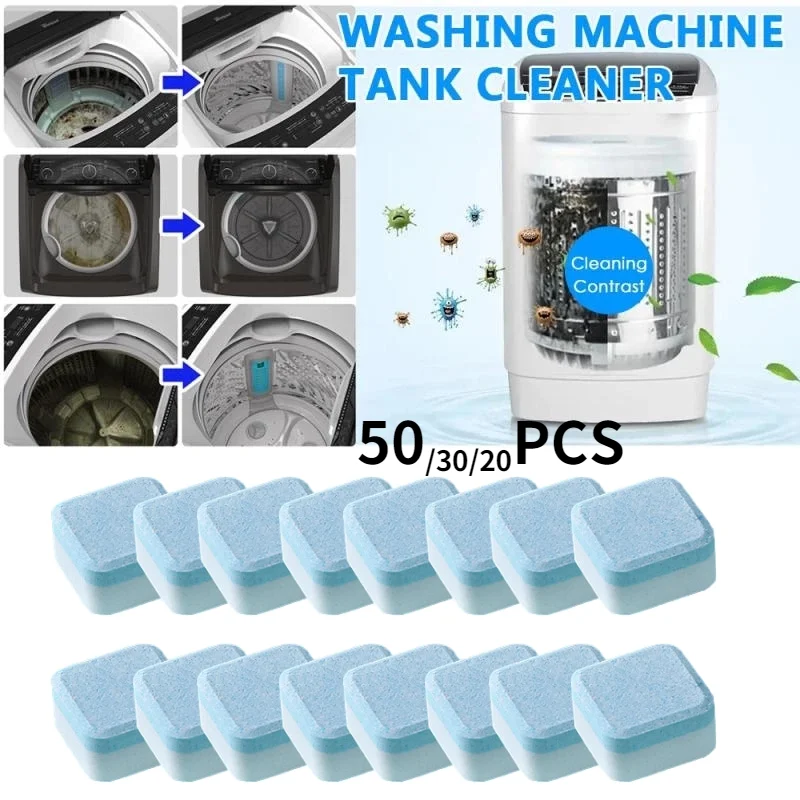 50/30/20 pcs/Set Washing Machine Cleaner Effervescent Tablet Deep Cleaning Washer Deodorant Remove Stain Detergent Cleaning Tool
50/30/20 pcs/Set Washing Machine Cleaner Effervescent Tablet Deep Cleaning Washer Deodorant Remove Stain Detergent Cleaning Tool