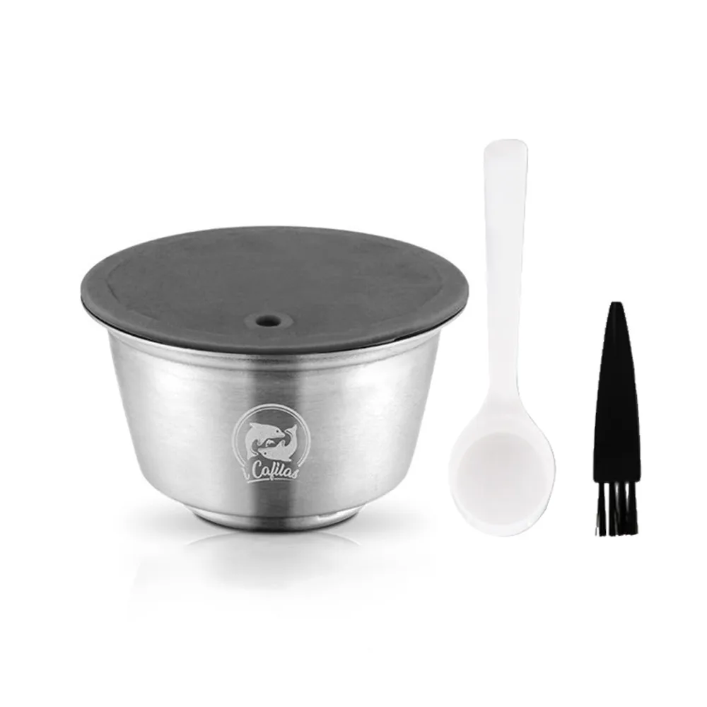 Нержавеющая сталь Заполняемые Кофе капсулы многоразового использования Кофе капсулы чашки набор фильтров совместим с combinacapsule EDG Lumio серии 
Нержавеющая сталь Заполняемые Кофе капсулы многоразового использования Кофе капсулы чашки набор фильтров совместим с combinacapsule EDG Lumio серии