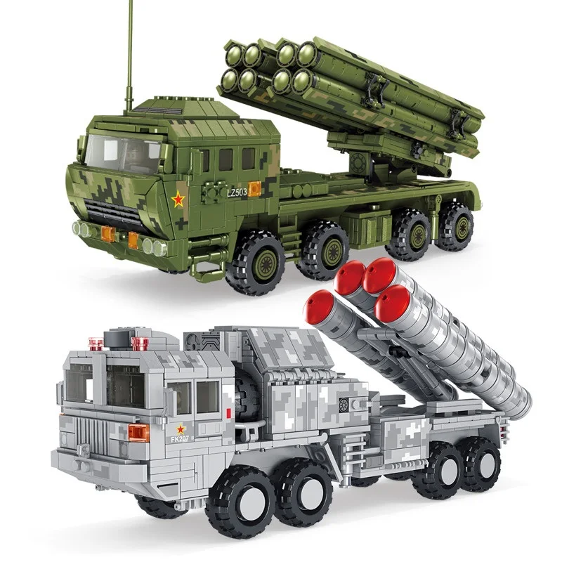 Military War WS-2 Rocket launcher Model Bricks Building Blocks Toys for Children Gifts 1185Pcs 
Military War WS-2 Rocket launcher Model Bricks Building Blocks Toys for Children Gifts 1185Pcs