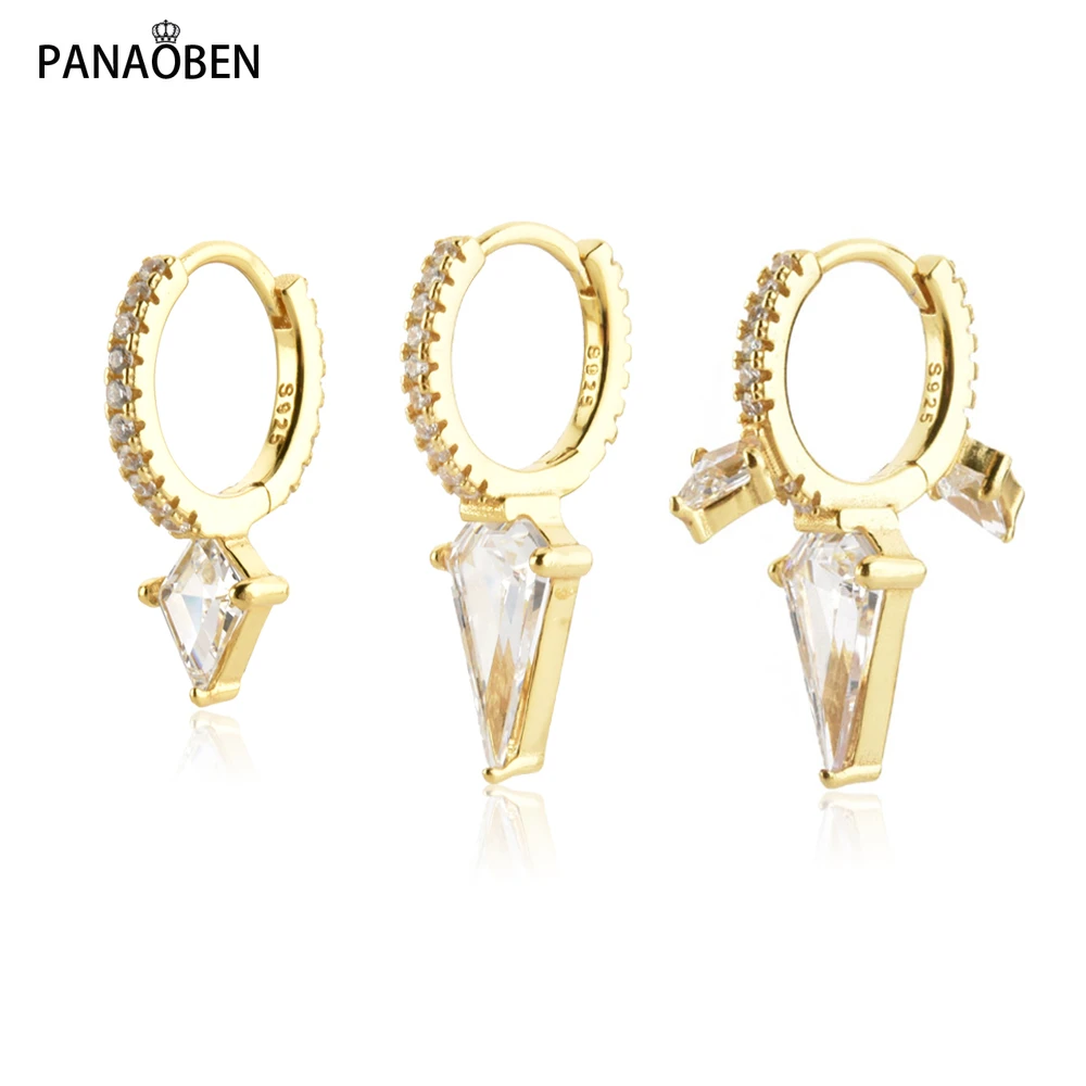 PANAOBEN Three Long Triangle Spike Drop 925 Sterling Silver Earrings for Women Circle Loop Piercing Pendientes Clip Cute Jewelry 
PANAOBEN Three Long Triangle Spike Drop 925 Sterling Silver Earrings for Women Circle Loop Piercing Pendientes Clip Cute Jewelry