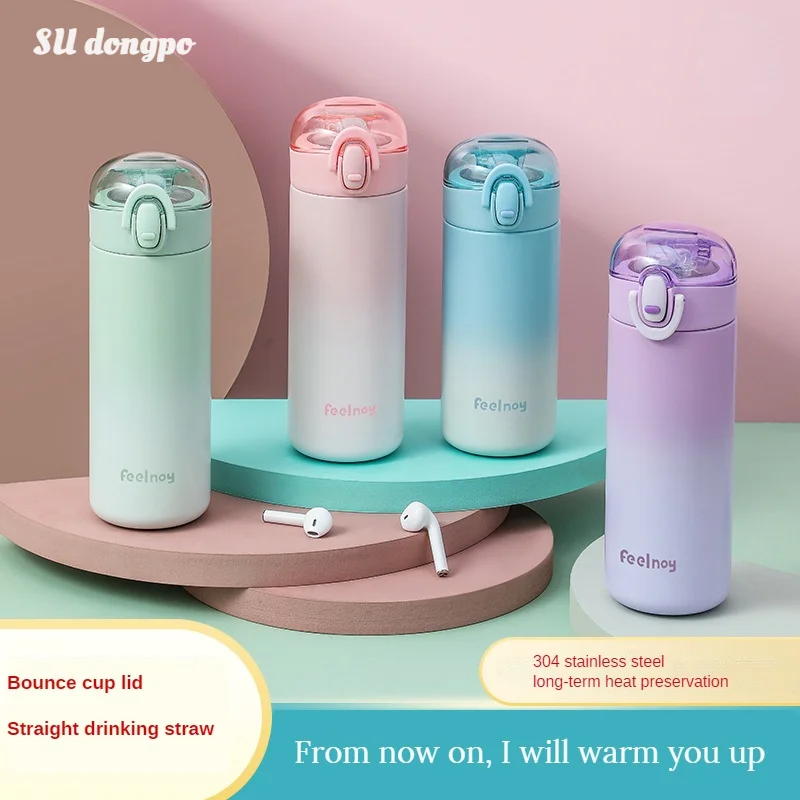 350ml/420ml Stainless Steel Straight Cup thermal cup cute water bottle for children with straw Simple style couple gift cup
350ml/420ml Stainless Steel Straight Cup thermal cup cute water bottle for children with straw Simple style couple gift cup