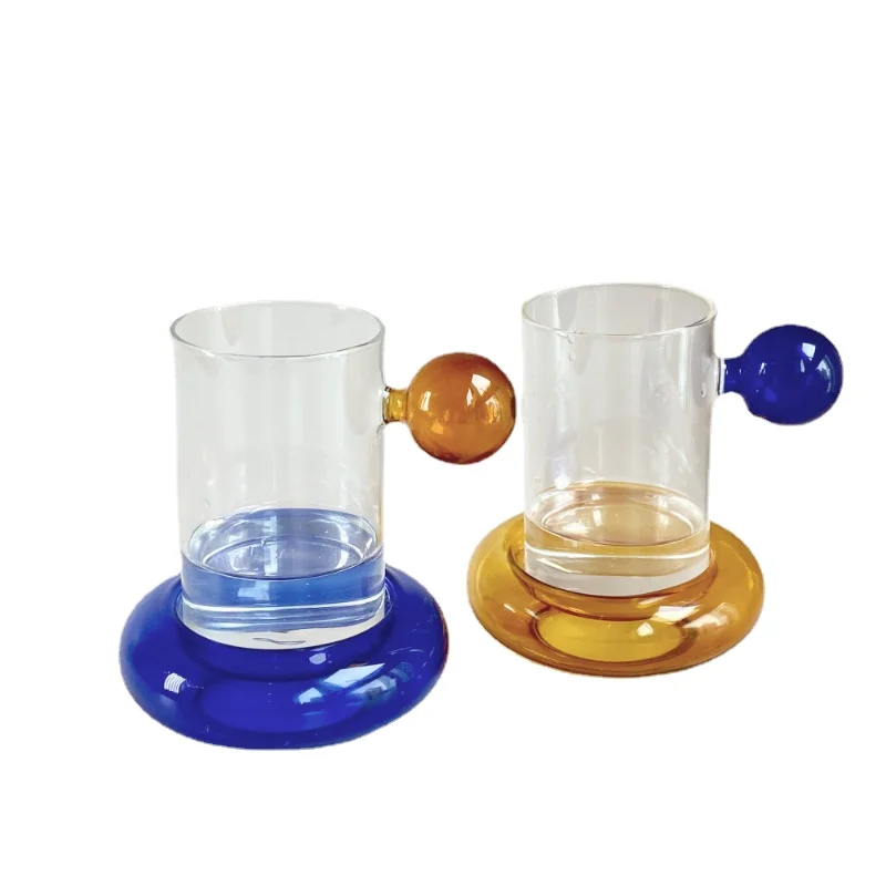 Clear Color Glass Coffee Cups Tray Set Transparent Creative Drink Water Tea Milk High Borosilicate Mug Nordic Glass Cup Set
Clear Color Glass Coffee Cups Tray Set Transparent Creative Drink Water Tea Milk High Borosilicate Mug Nordic Glass Cup Set