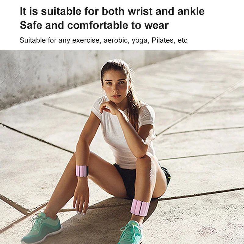 Weight-Bearing Wristband Sandbag Leggings Adjustable Silicone Arm Training Bracelet Body Building Sport Equipment Fitness Tools
Weight-Bearing Wristband Sandbag Leggings Adjustable Silicone Arm Training Bracelet Body Building Sport Equipment Fitness Tools