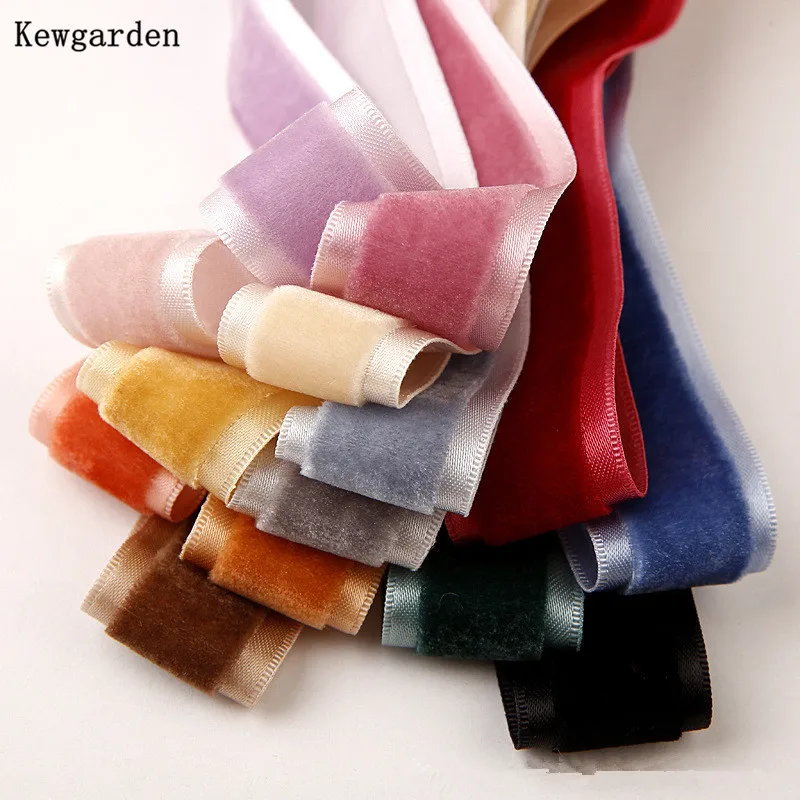 Kewgarden Velvet Satin Edge Ribbon 1" 25mm 1-1/2" 38mm DIY Bow Tie Hair Accessories Handmade Tape Gift Packing Webbing 10 Yards
Kewgarden Velvet Satin Edge Ribbon 1" 25mm 1-1/2" 38mm DIY Bow Tie Hair Accessories Handmade Tape Gift Packing Webbing 10 Yards